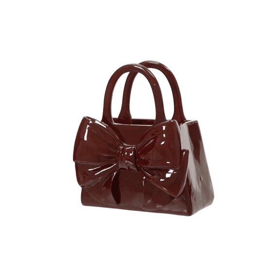 Bloempot Polyresin L24.7-w14.7-h27.5cm Bordeaux