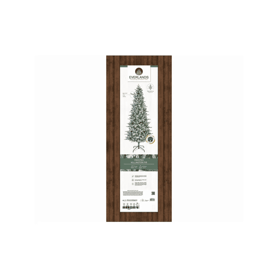 Kerstboom Killington Frosted Dia113-h240cm Groen/wit