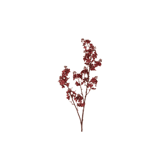 Bloesem Polyester L23-w12-h94cm Maroon