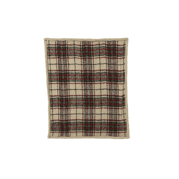 Plaid Acryl Ruitjes L170-w130-h1cm Multi