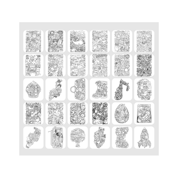 Kidywolf Kidydraw Pad Meli-Melo