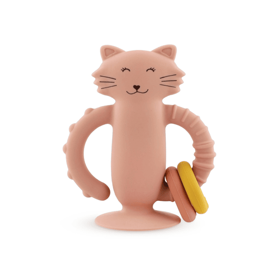 Trixie Siliconen Sensorisch Speelgoed met Zuignap - Mrs. Cat