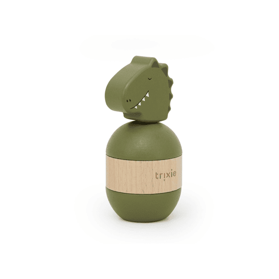Trixie Houten Stapelspeelgoed met Rammelgeluid - Mr. Dino