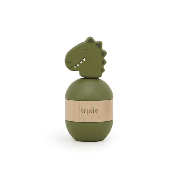 Trixie Houten Stapelspeelgoed met Rammelgeluid - Mr. Dino