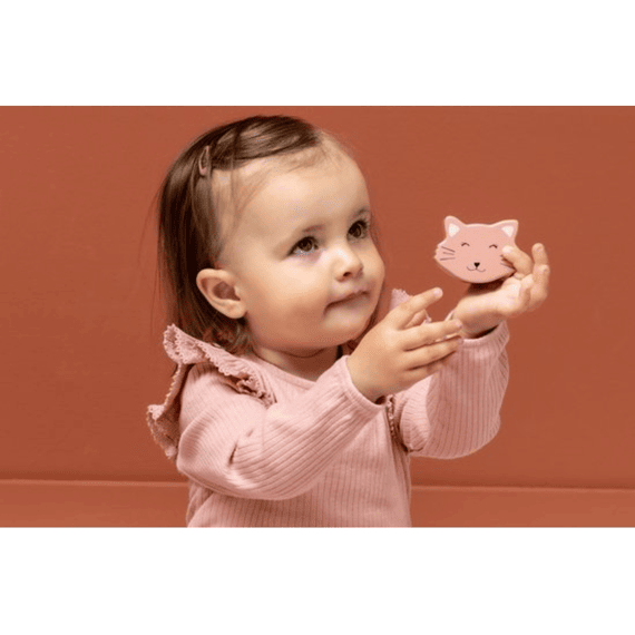 Trixie Houten Stapeltoren Met Siliconen Ringen - Mrs. Cat