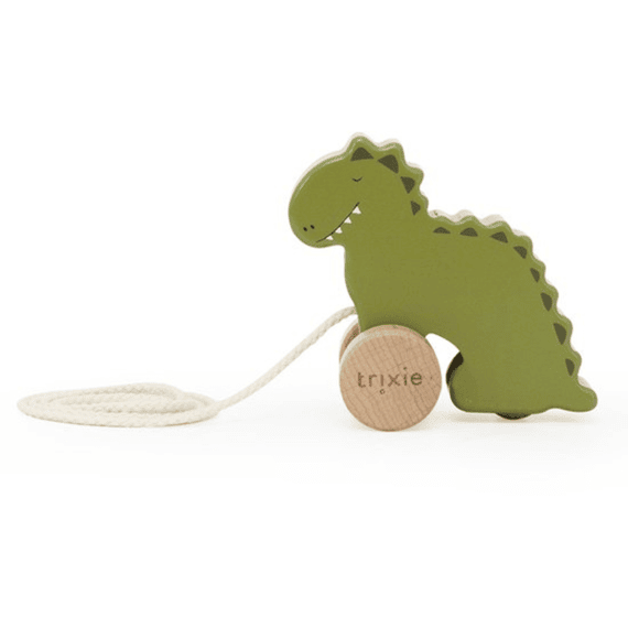 Trixie Klein Houten Trekspeeltje - Mr. Dino
