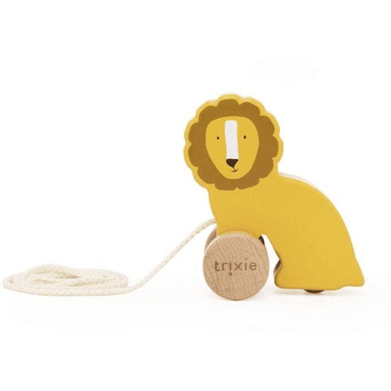 Trixie Klein Houten Trekspeeltje - Mr. Lion