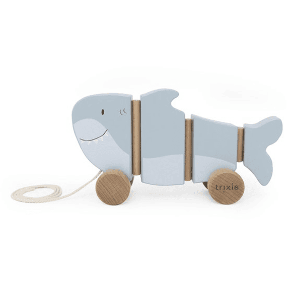 Trixie Houten Waggel Trekspeeltje - Mr. Shark