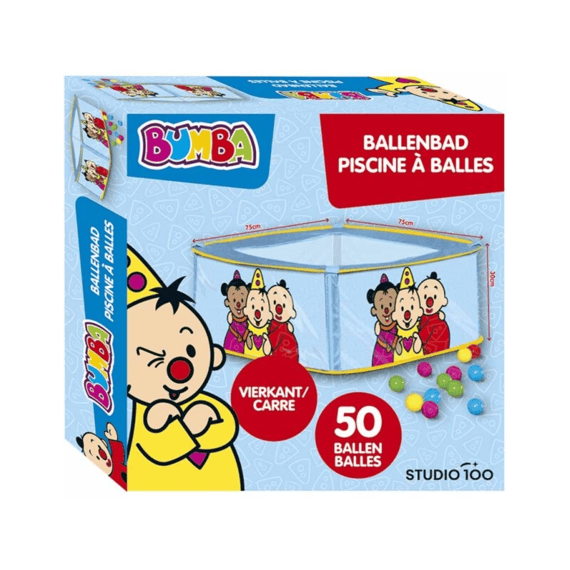Bumba Ballenbad Vierkant Met 50 Ballen