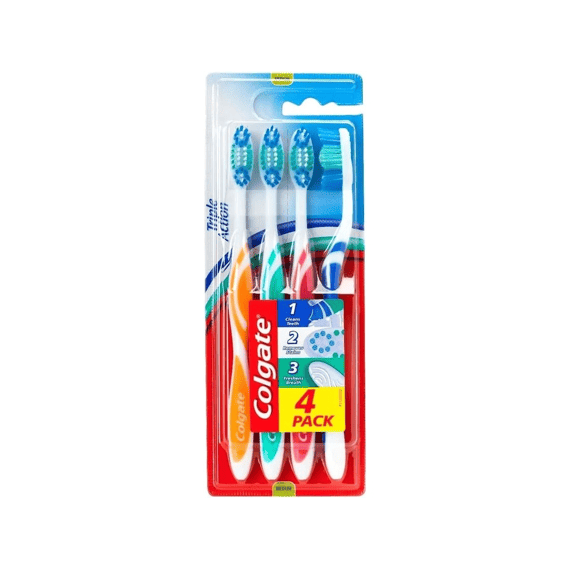 Colgate Tandenborstel Triple Action 4st