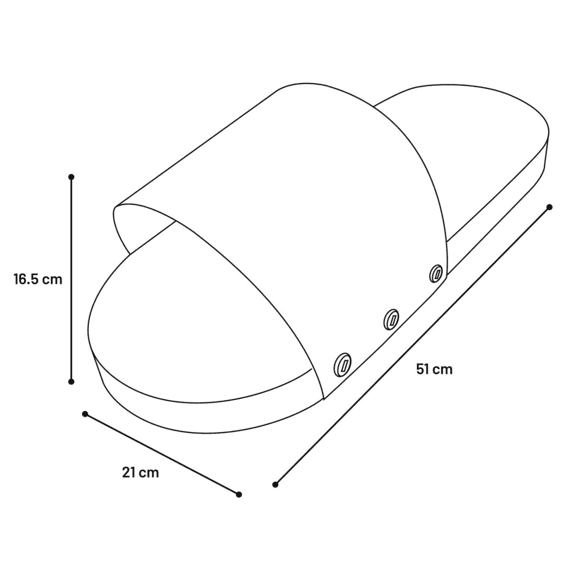 Krabkarton Slippi Zwart S 51x21x16,5cm