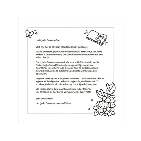 Kleurboek Comfy Jade Summer Cozy Jobs