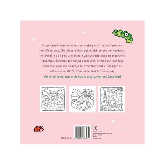 Kleurboek Comfy Corner Cute & Cozy Coco Wyo