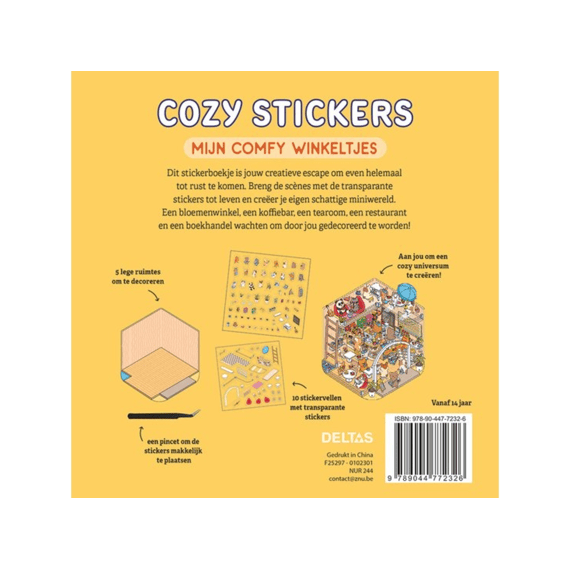 Cozy Stickers Mijn Comfy Winkeltjes