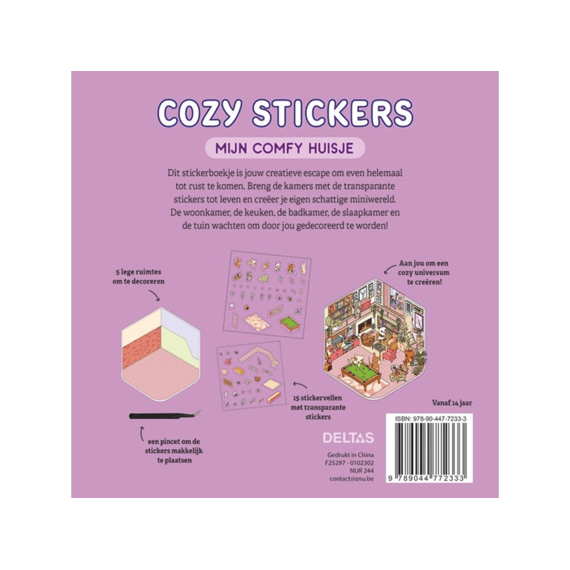 Cozy Stickers Mijn Comfy Huisje