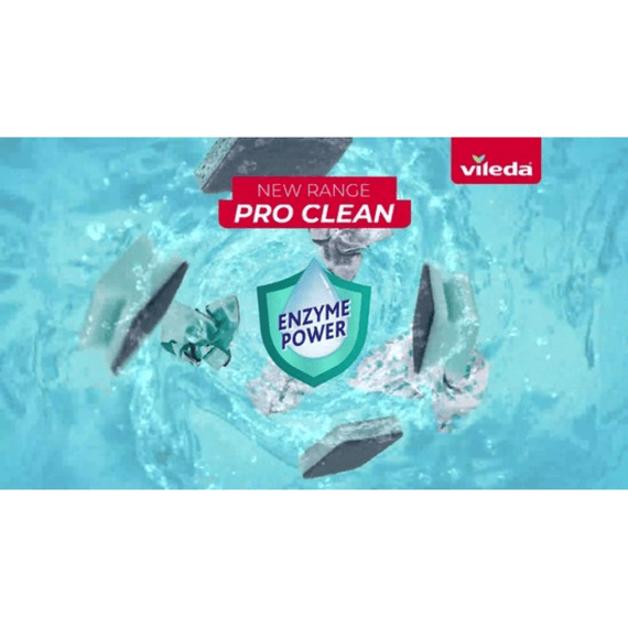 Vileda Pro Clean Spons Met Enzymen Per 2