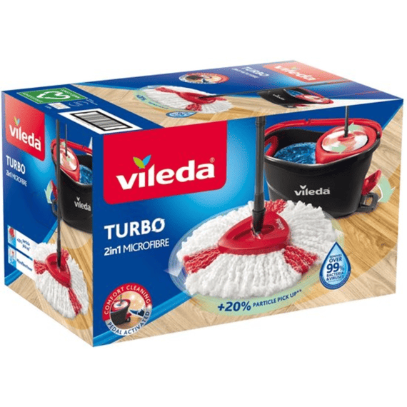 Vileda Turbo Box Mopset Pedalemmer 6l