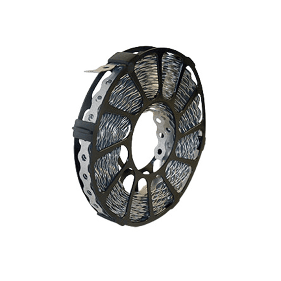 Solid Montageband Galva - 12 X 0,7mm / 10m - Gegolfd - Fbr-12