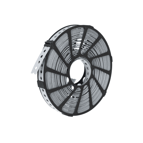 Solid Montageband Galva/pe Grijs - 19 X 0,7mm / 10m - Recht - Fbs-19grey