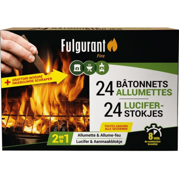 Fulgurant Aanmaakblokjes Luciferstick 24st