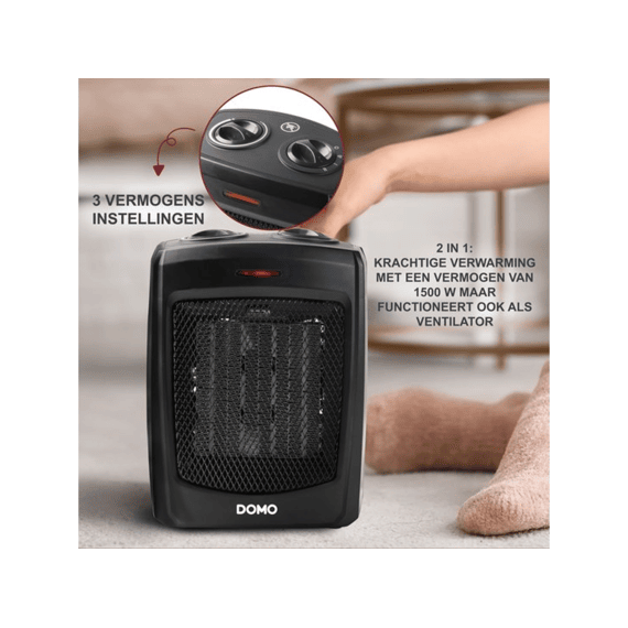 Domo Do7329h Keramische Verwarming 1500w