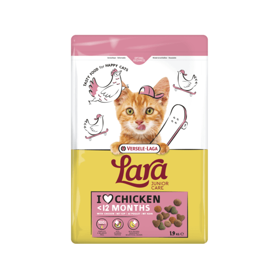 Lara Junior Care With Chicken Promo 2.4kg - 1.9kg + 500g Gratis