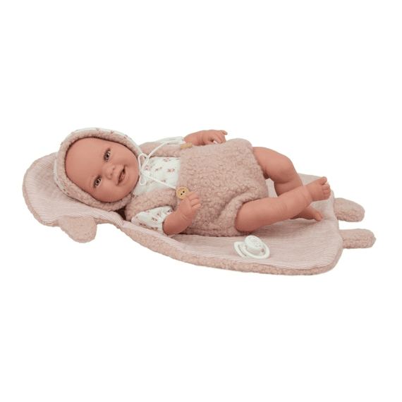 Arias Pop Babyto Met Dekentje 35cm