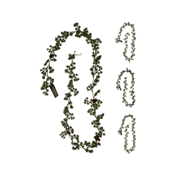 Kerst Dennenslinger 180cm 3 Assortiment