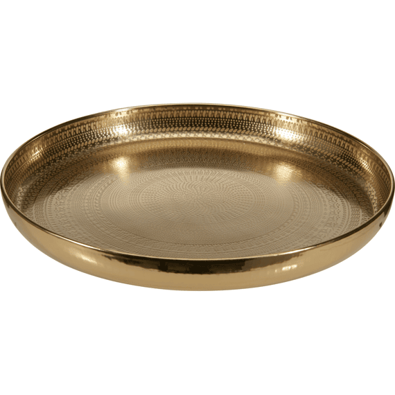 Dienblad 34cm Goud