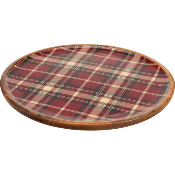 Onderbord 30cm Geruit Patroon