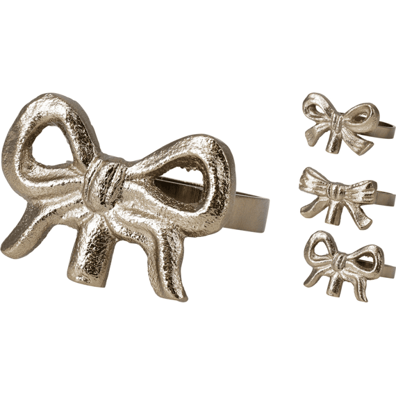 Servetring Met Strik Goud 3 Assortiment