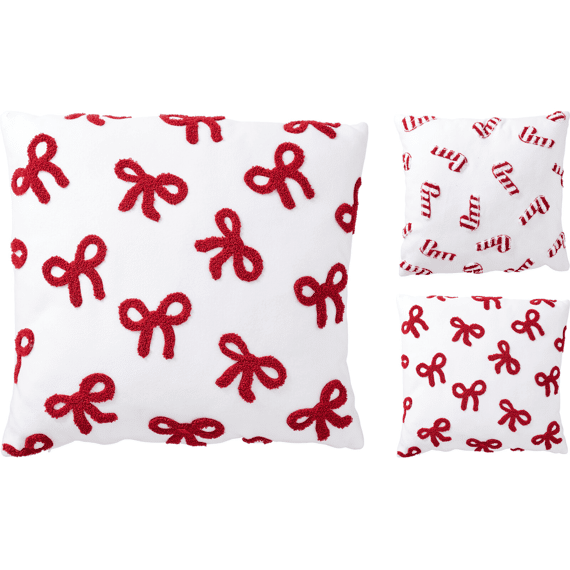 Kussen Kerst 45x45cm 2 Assortiment