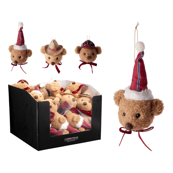 Beer Hangdeco 10cm 3 Assortiment