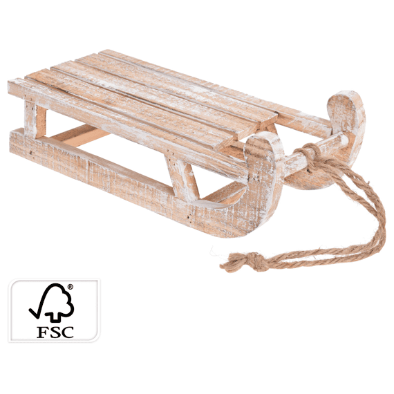 Slee 30cm White Washed