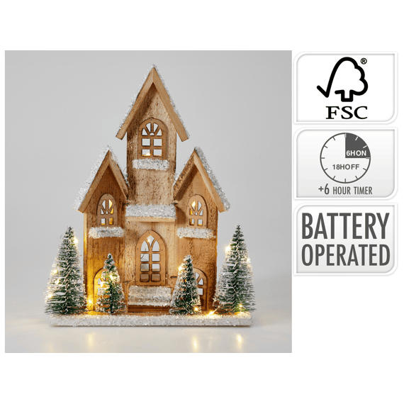 Huis Led 28cm