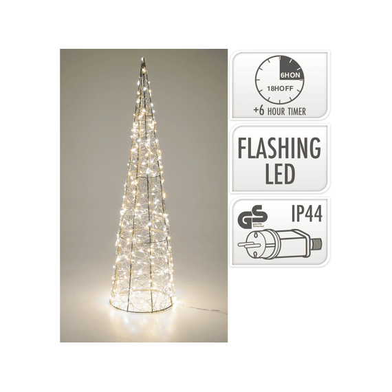 Pyramide 60cm 300led Goud
