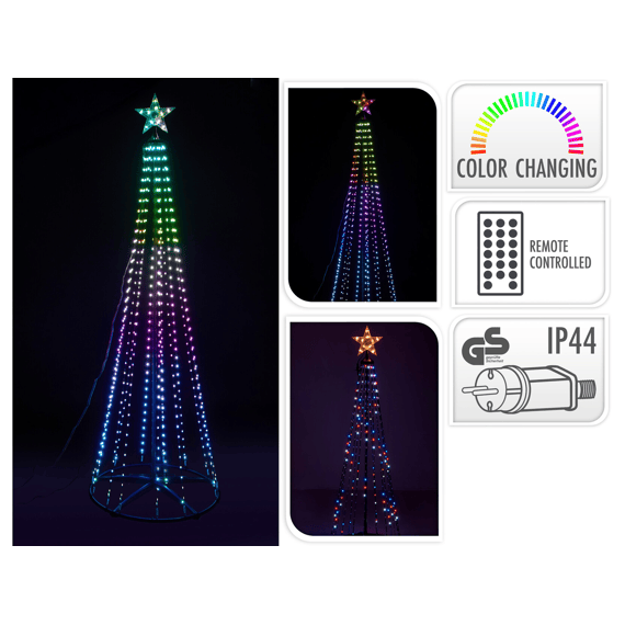 Boom 550led 210cm Regenboog