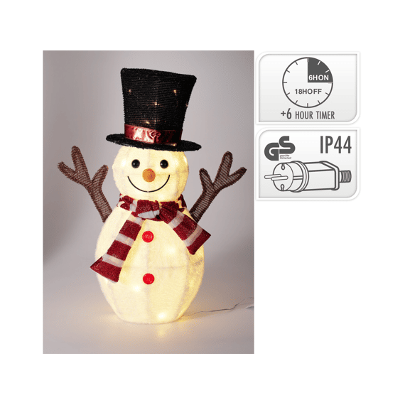 Sneeuwpop 67cm Led
