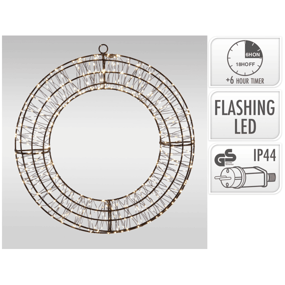 Ring 38cm Warm Wit