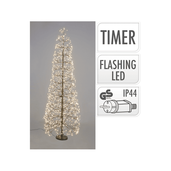 Boom 1.5m Met Led Zwart