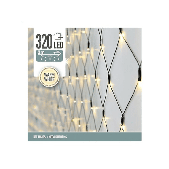 Netverlichting 320led Warm Wit