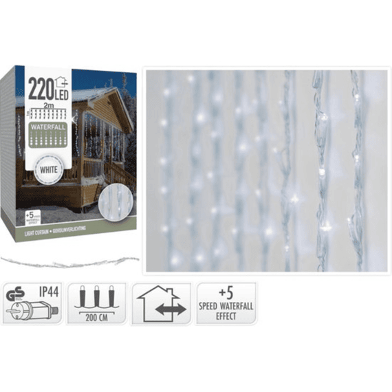 Led Gordijn Verlichting 220led