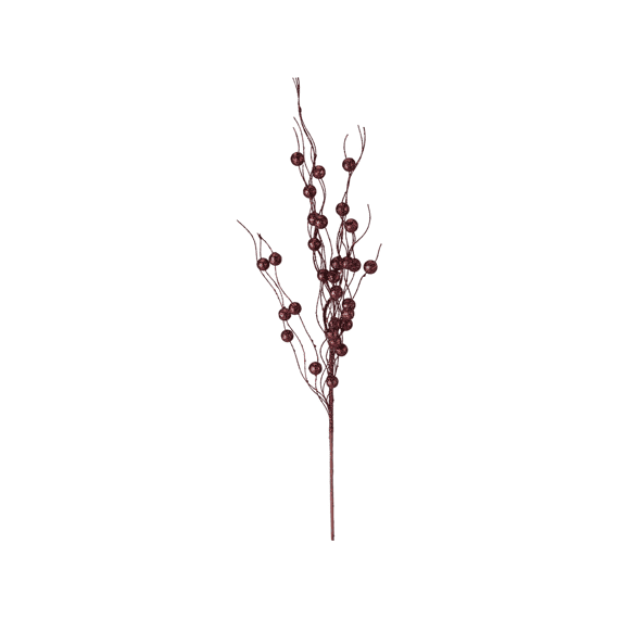 Kersttak 58cm Burgundy