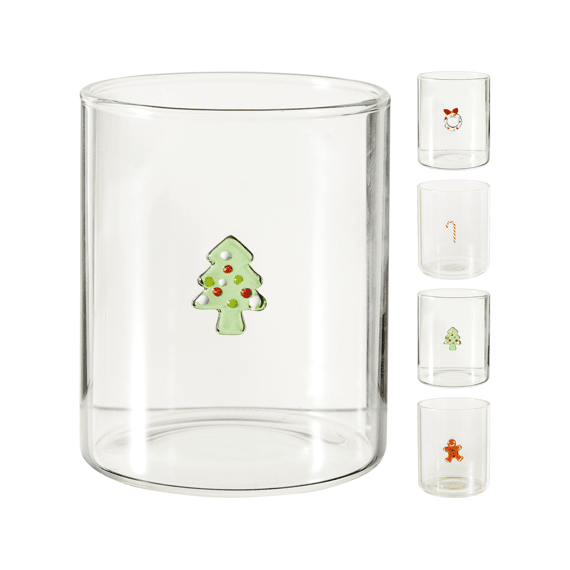Drinkglas Met Figuur 400ml 4 Assortiment