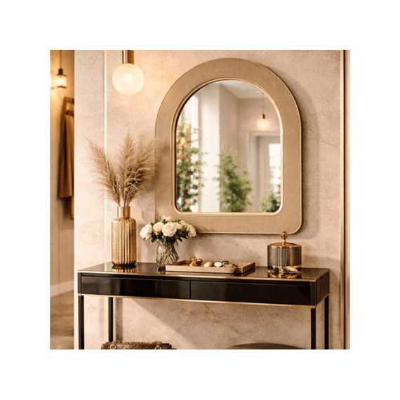 Spiegel Arched Zand 50x70cm