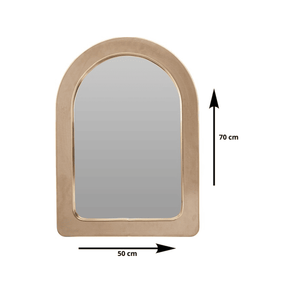 Spiegel Arched Zand 50x70cm