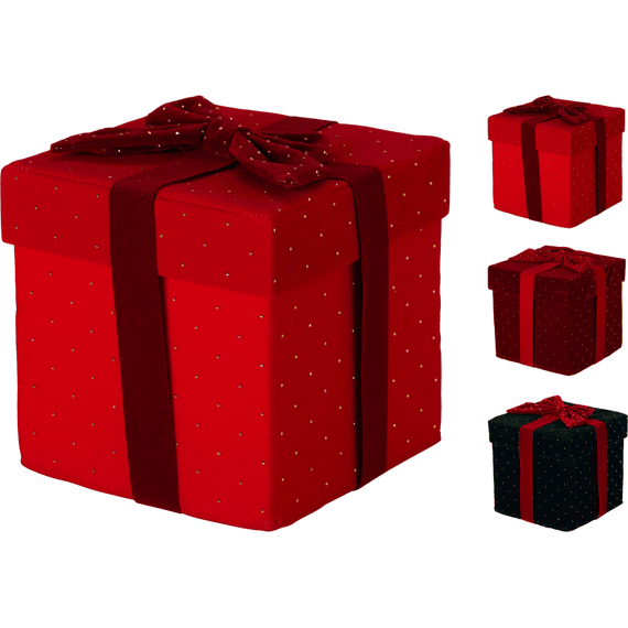 Cadeaudoos 20cm 3 Assortiment