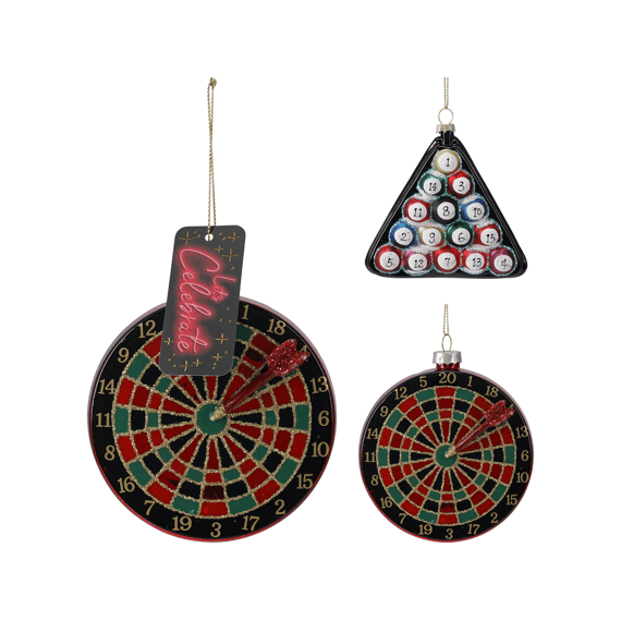 Spellen Hang Deco 9x9x2cm 2 Assortiment