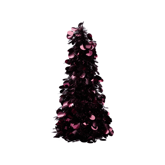 Boom Tinsel 46cm Bordeaux
