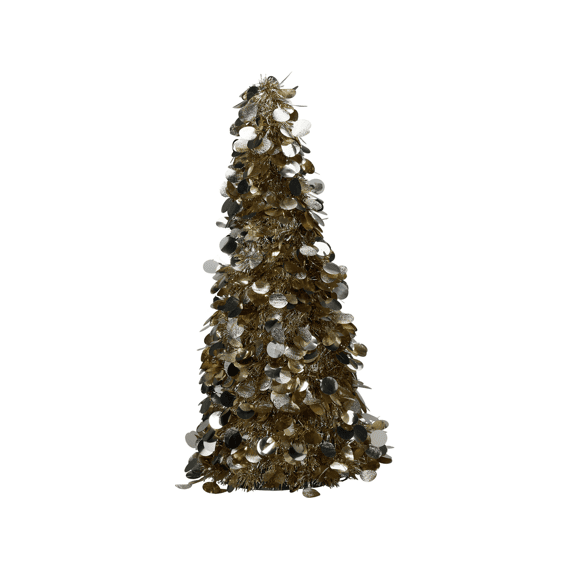 Boom Tinsel 60cm Champagne